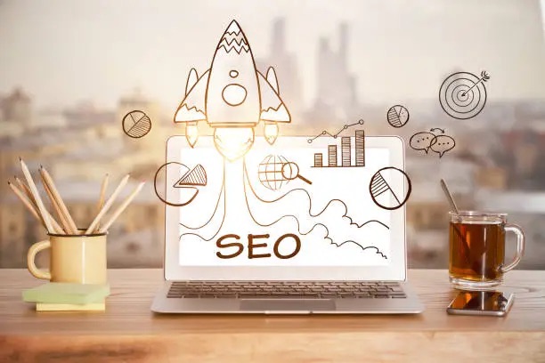 Ecran qui montrent des contenus optimisés SEO
