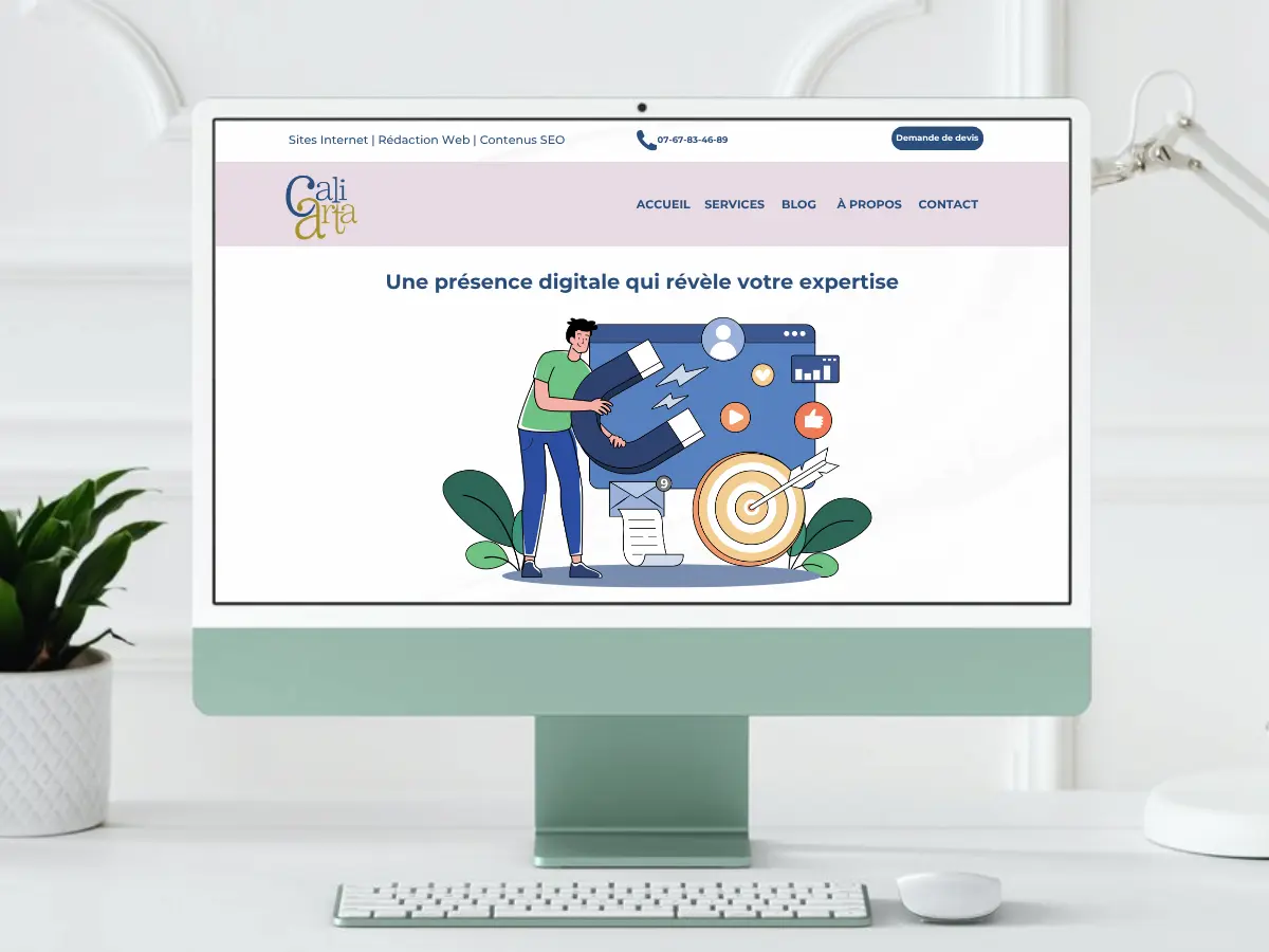 Création de sites internet par Caliarta Rédaction Web à Briey